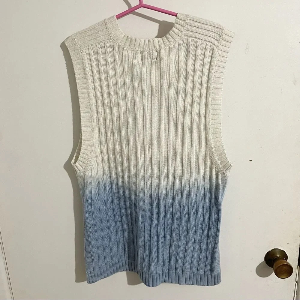 70s Women Casual V Neck  Loose Sleeveless Sweaters Knitwear Tops Vests - Picture 2 of 8